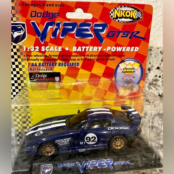 Dodge Viper battery powered blue & white GTS-R Orca - Picture 1 of 6